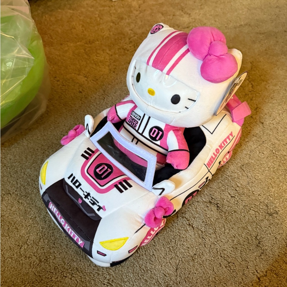 Hello Kitty-kid robot hello kitty car racing series